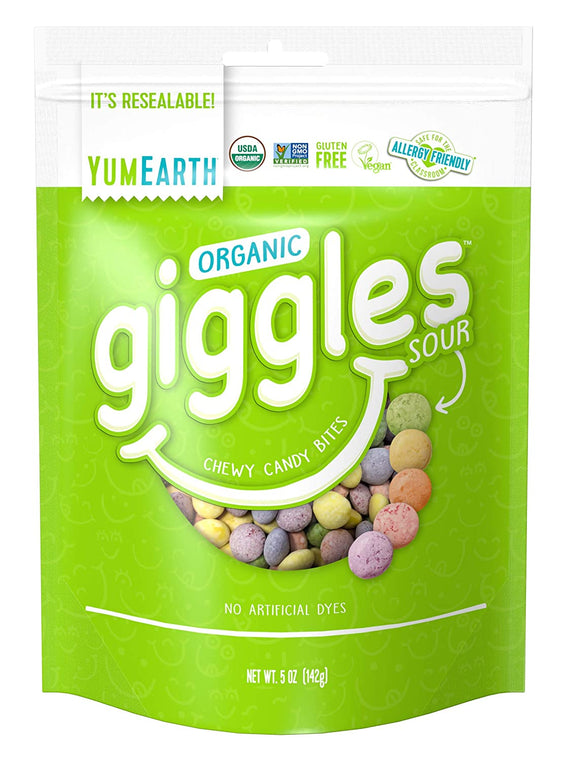 YumEarth Organic Sour Giggles - 5oz bags